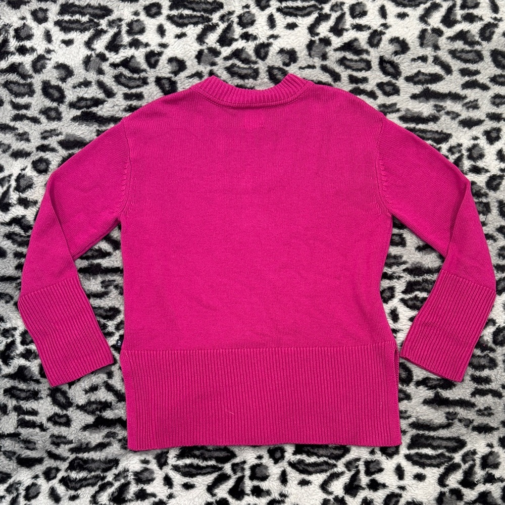 GAP Bright Fuchsia Crewneck Sweater - Picture 6 of 6